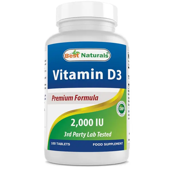 Best Naturals Vitamin D3 2000 IU Tablets